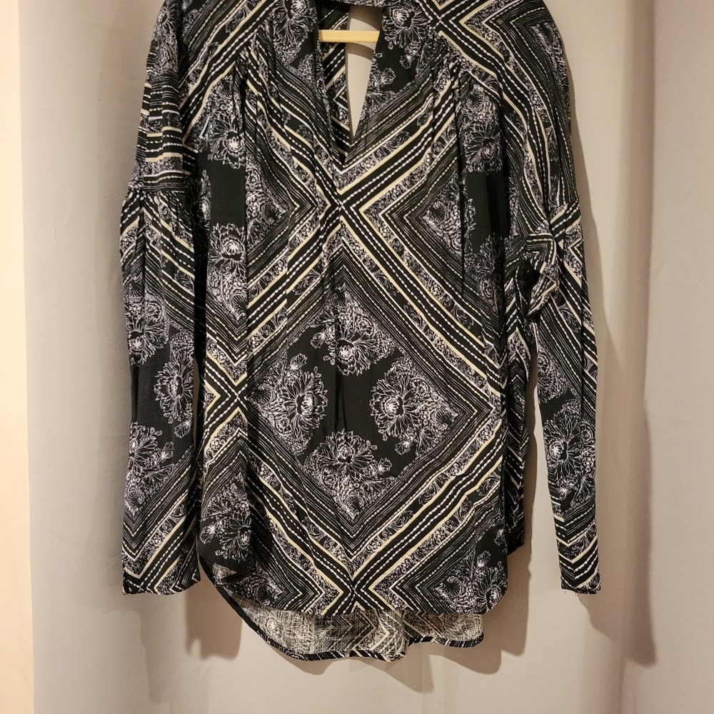 Free People Walking On A Dream Tunic in Black Combo - Picture 7 of 11
